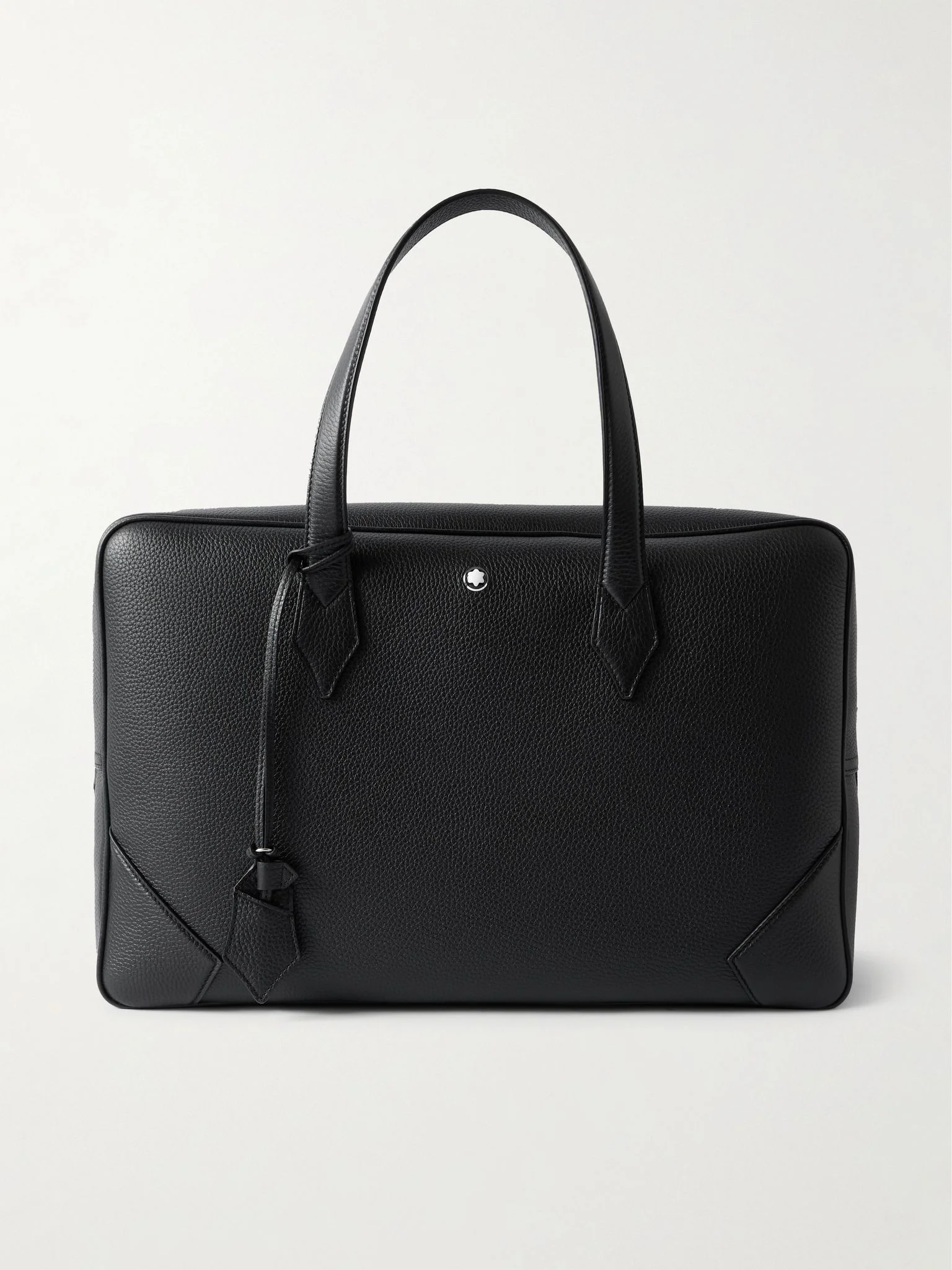 149 Logo-Appliquéd Full-Grain Leather Briefcase Black - 1
