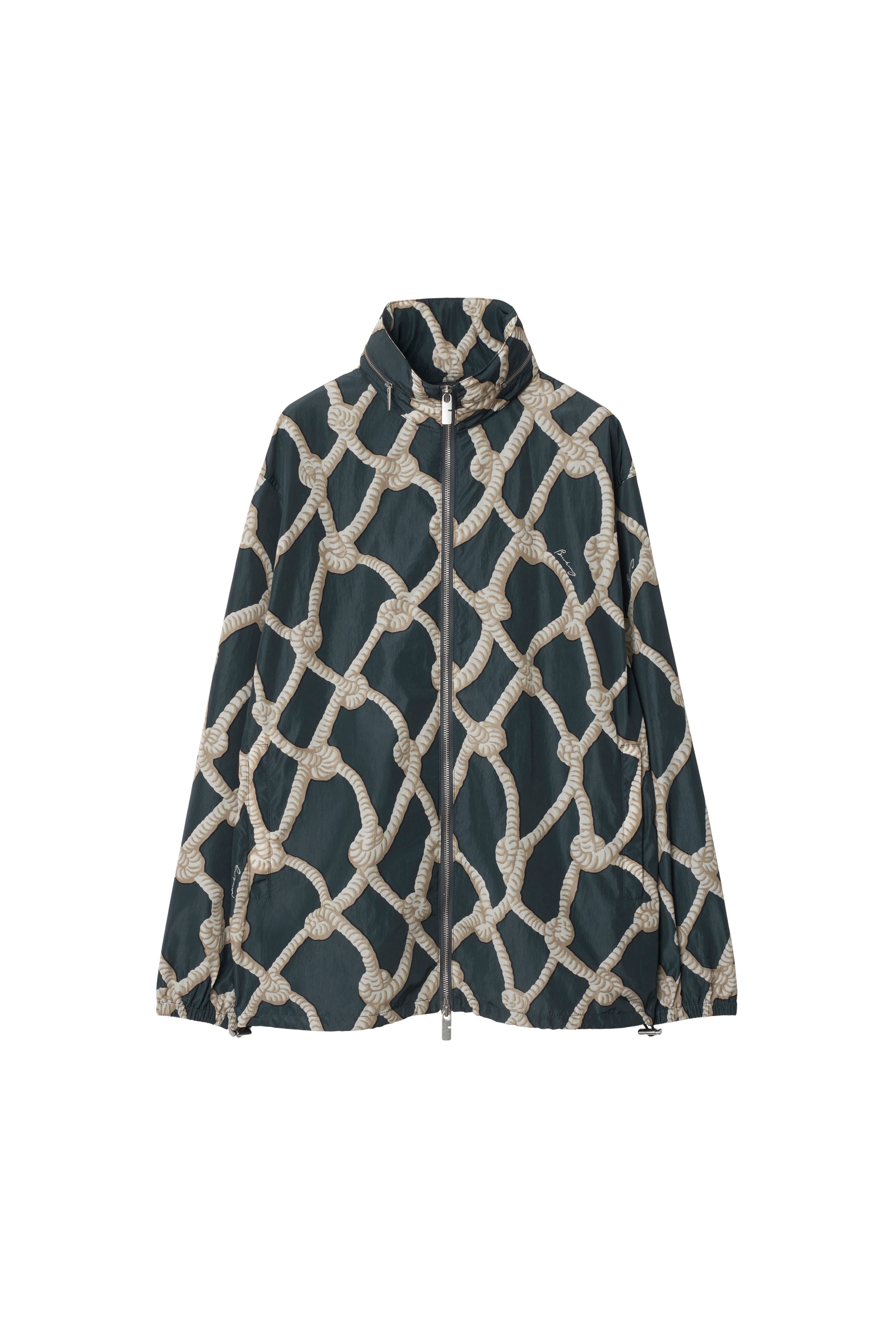 burberry Knot Nylon Jacket in Magnet at Nordstrom - 2