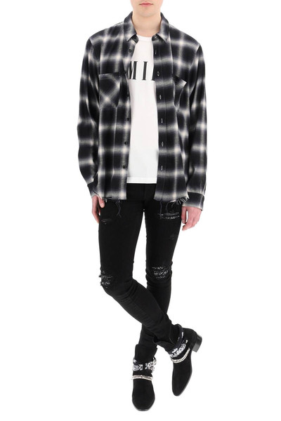 AMIRI TARTAN CORE SHADOW PLAID SHIRT outlook