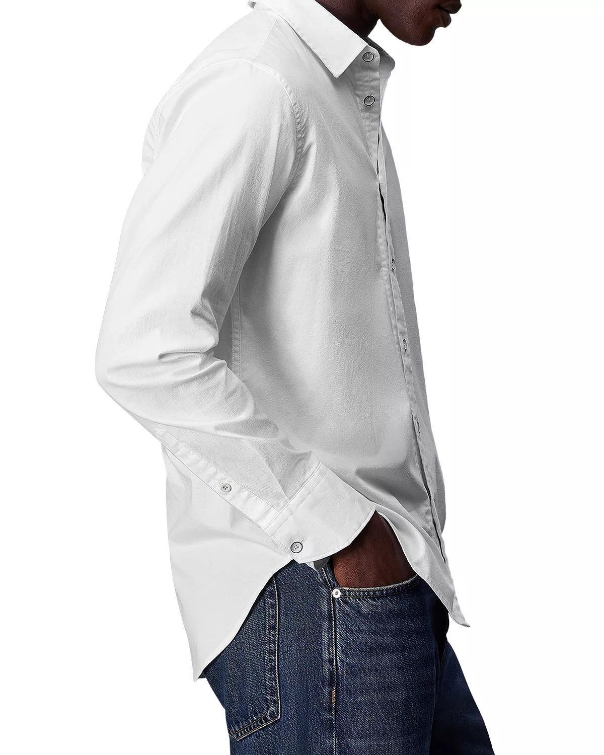 Tomlin Stretch Dobby Button Front Shirt - 5
