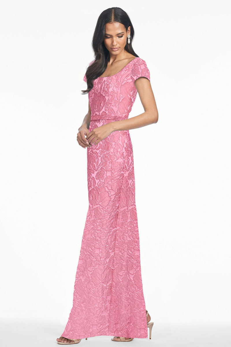 SACHIN & BABI GRACE GOWN - ROSE PINK outlook