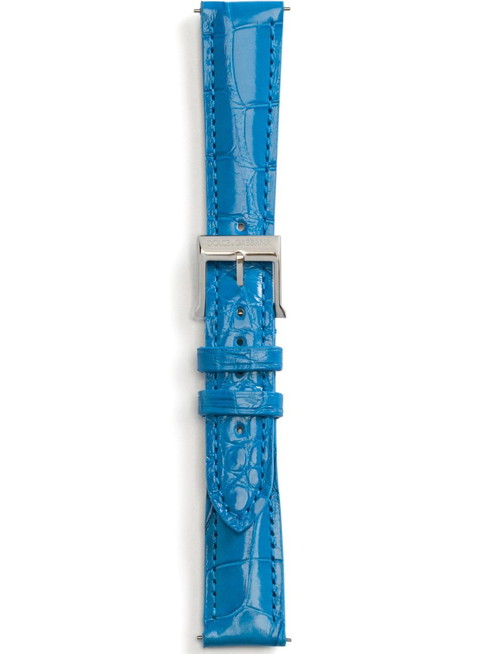 logo-embossed watch strap - 1