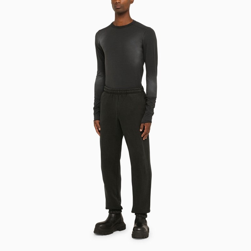 Tシャツ・カットソー ENTIRE STUDIOS WASHED-OUT BLACK CREW-NECK T-SHIRT entire studios Washed-out black crew-neck T-shirt | REVERSIBLE