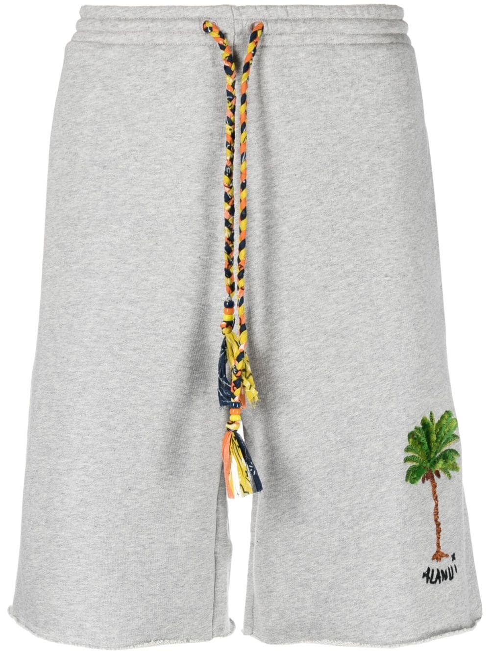 logo-embroidered shorts - 1