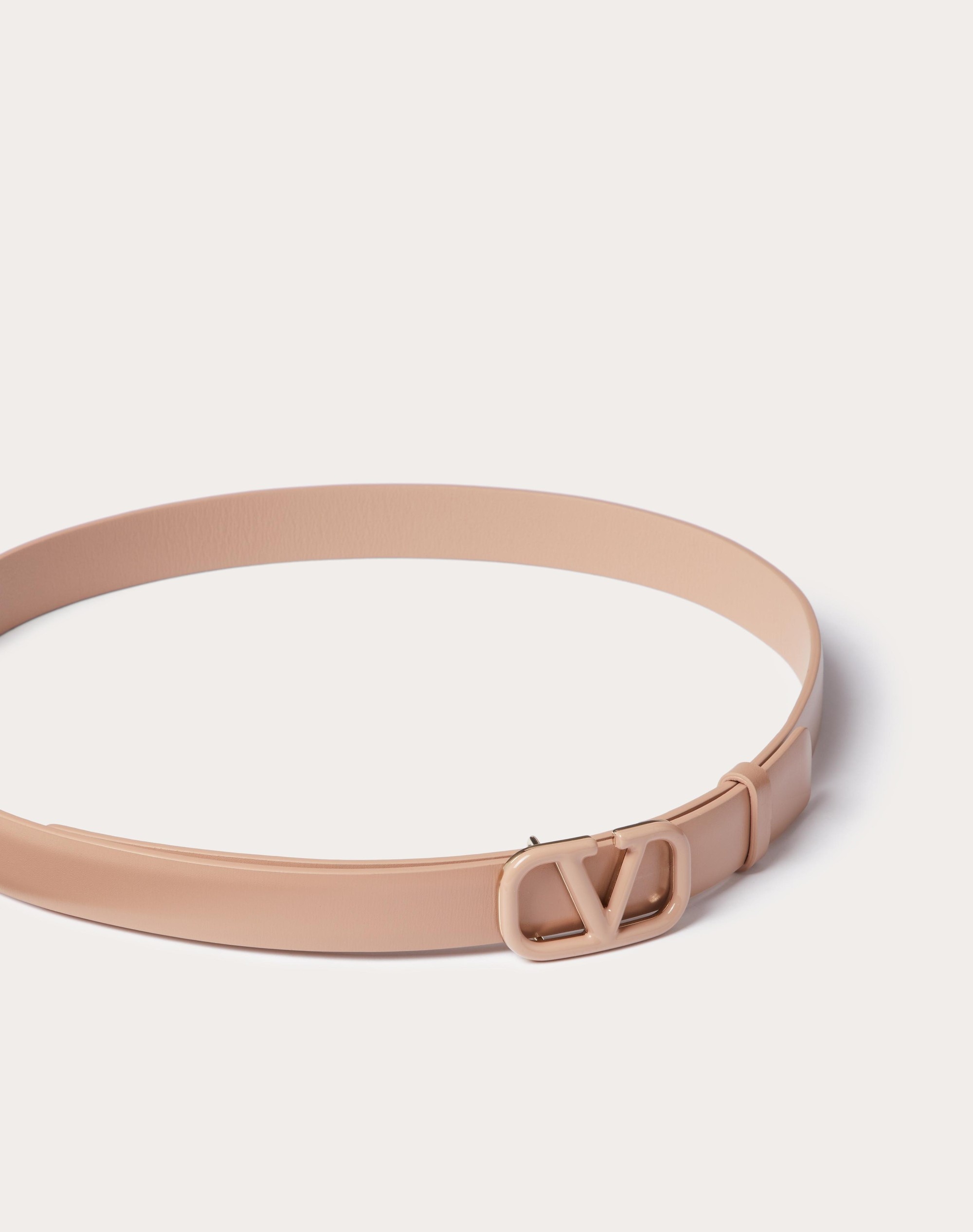 VLOGO SIGNATURE BELT IN SHINY CALFSKIN 20MM - 4
