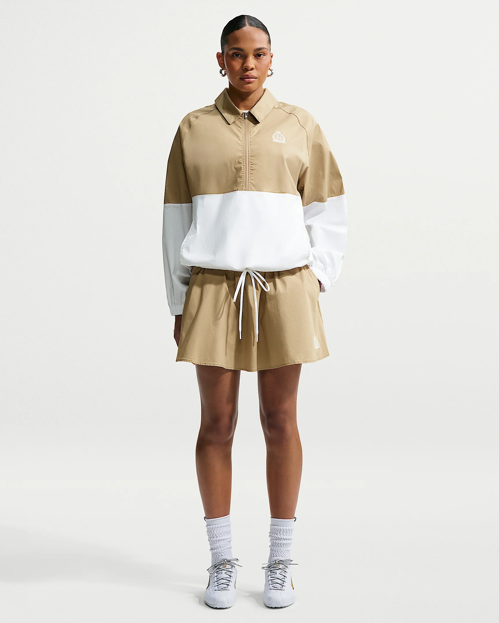 Nike Sportswear Women's Mid-Rise Poplin Mini Skirt - 1