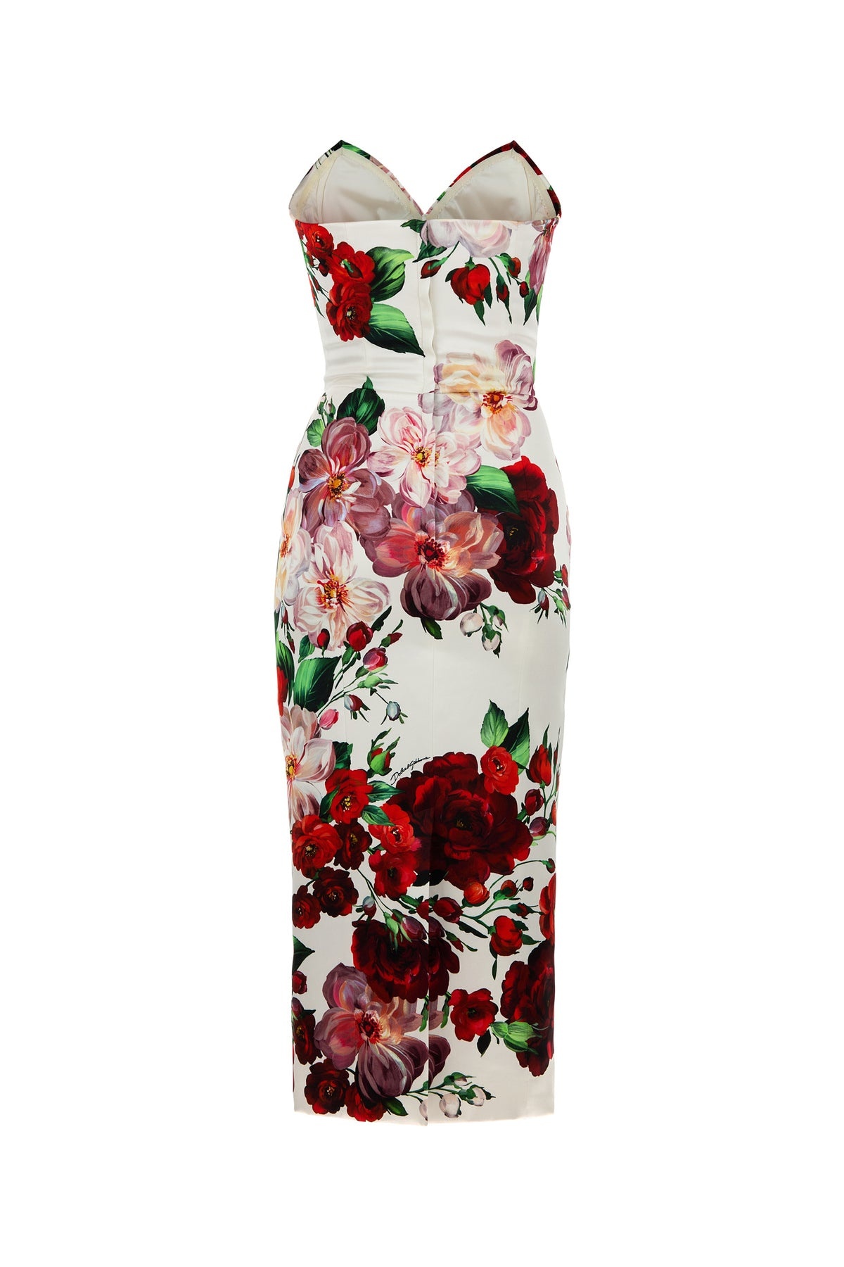 Printed satin dress - 2