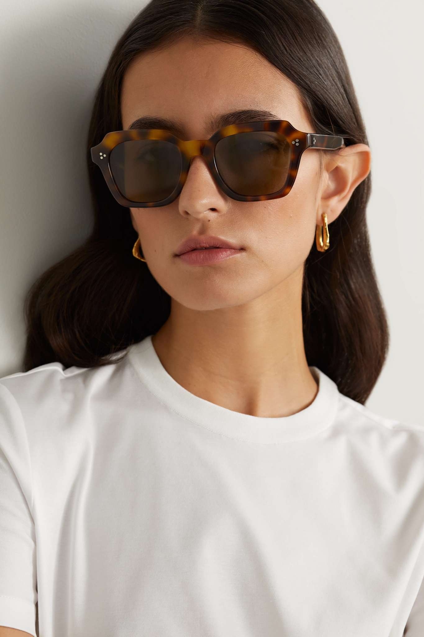 Kienna square-frame tortoiseshell acetate sunglasses - 2