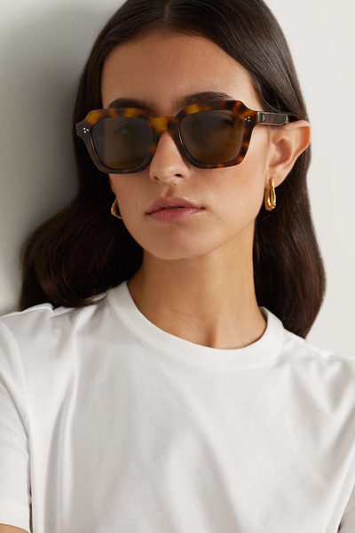 Oliver Peoples Kienna square-frame tortoiseshell acetate sunglasses outlook