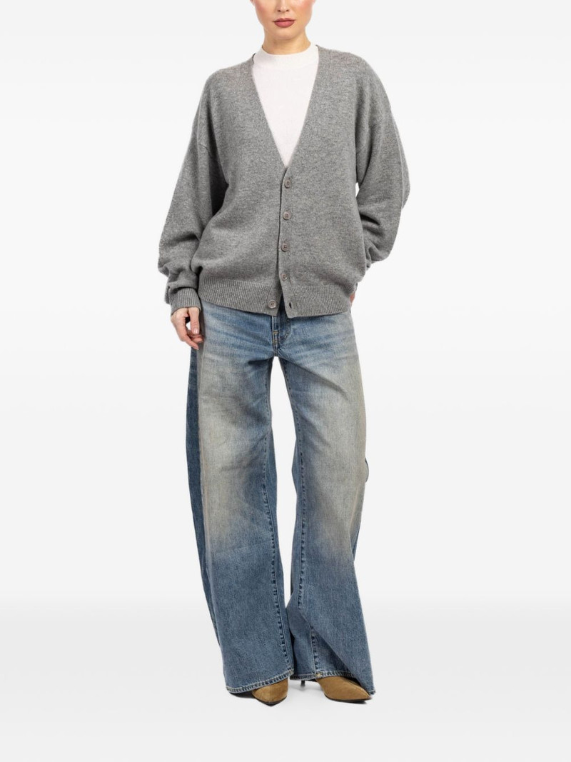 extreme cashmere Jonah button V-neck cardigan outlook