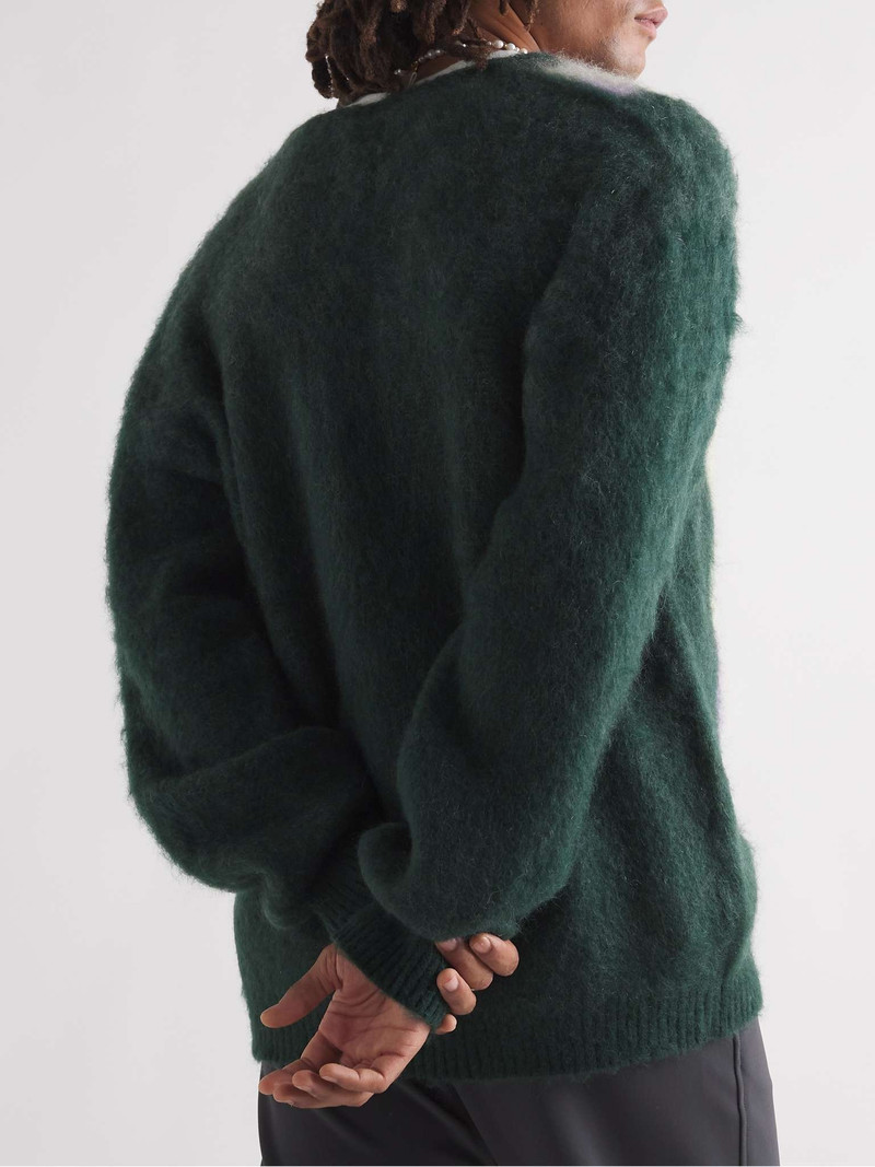 Argyle Mohair-Blend Cardigan 4