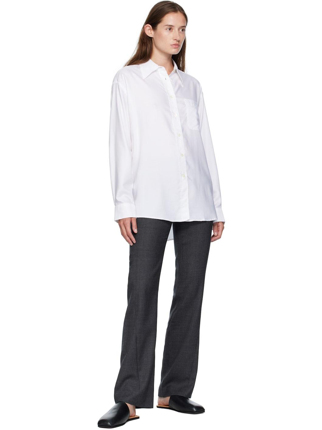 Gray Poise Trousers - 4