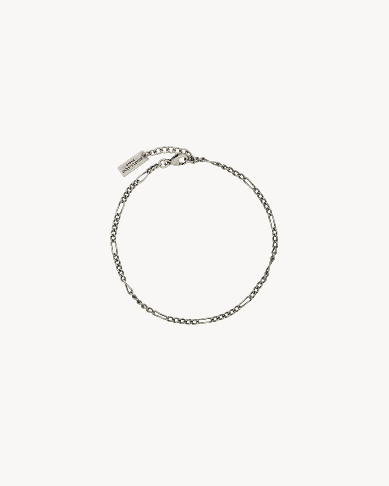 SAINT LAURENT FIGARO CHAIN BRACELET IN METAL outlook