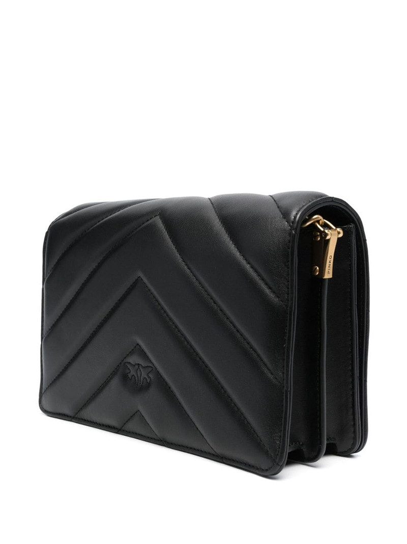 Love quilted leather shoulder bag 3
