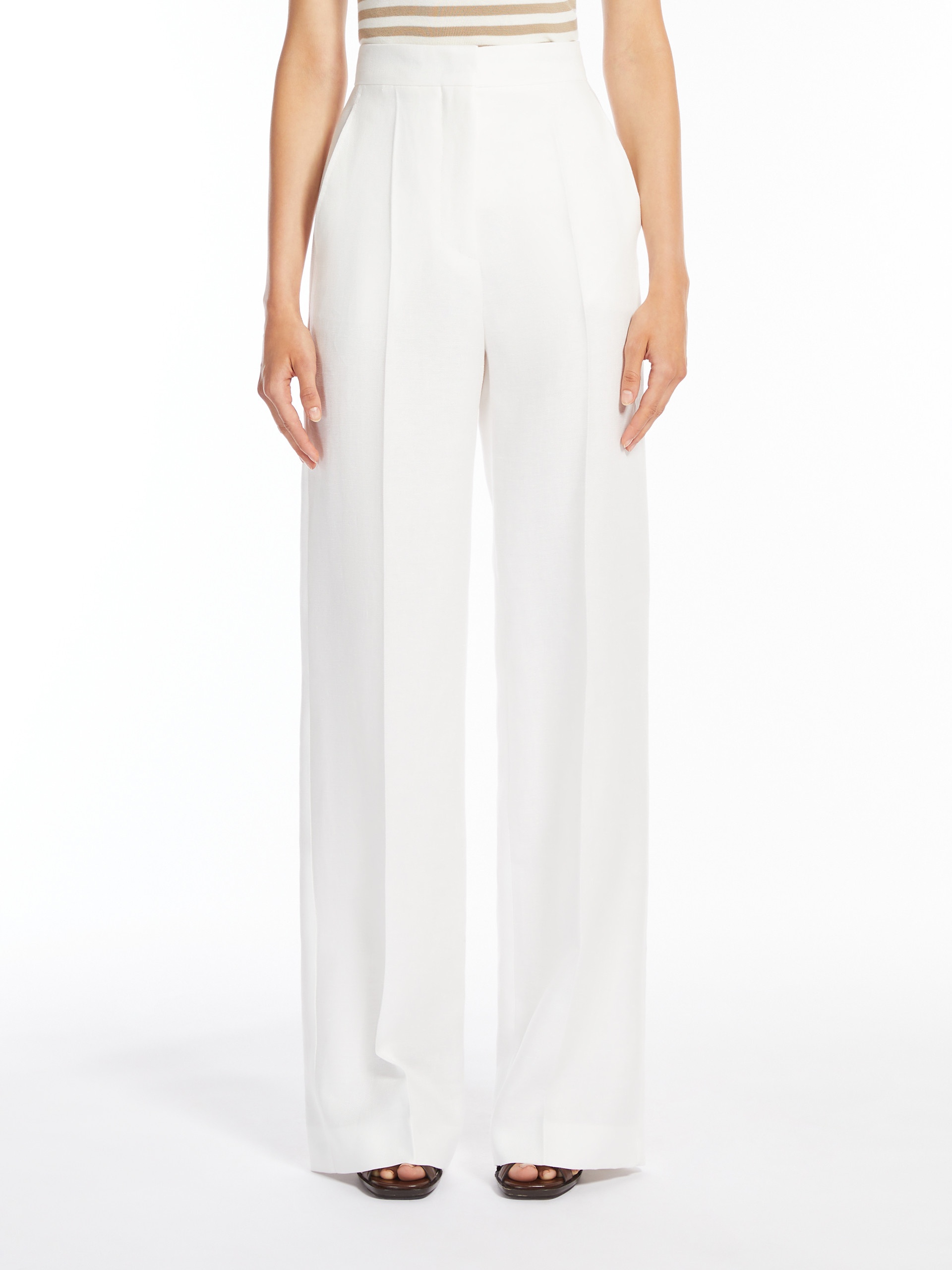 AVERSA Pure linen trousers - 3