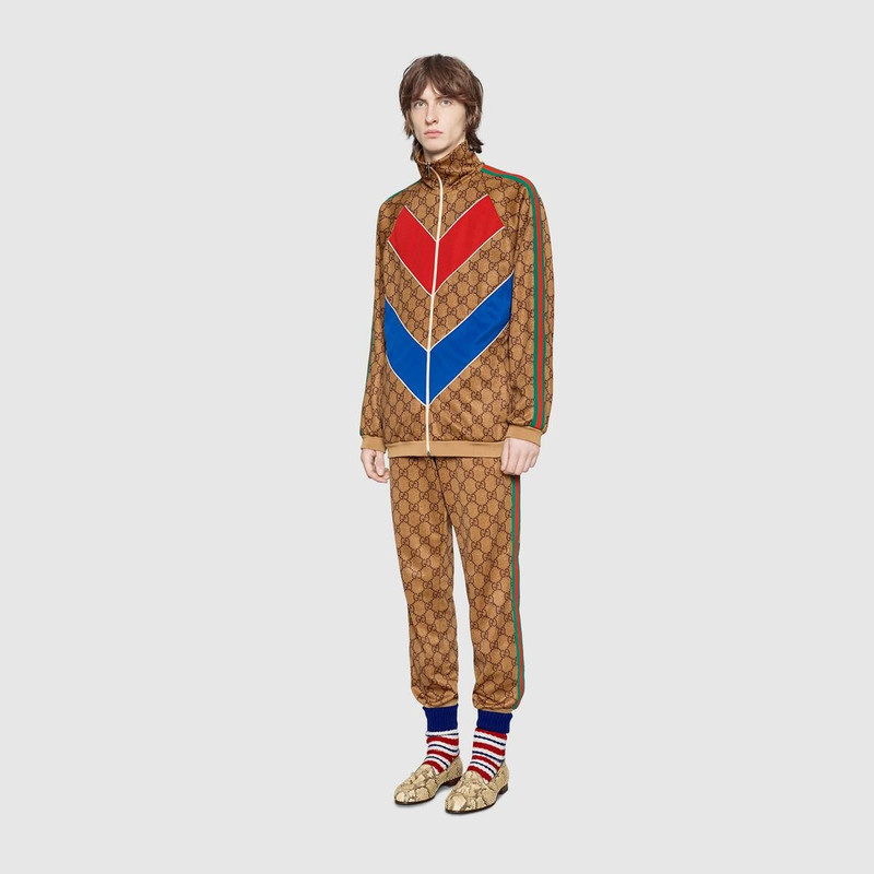 GUCCI GG technical jersey jacket outlook