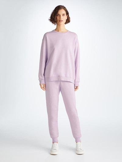 Derek Rose Women's Sweatpants Quinn Cotton Modal Lilac outlook