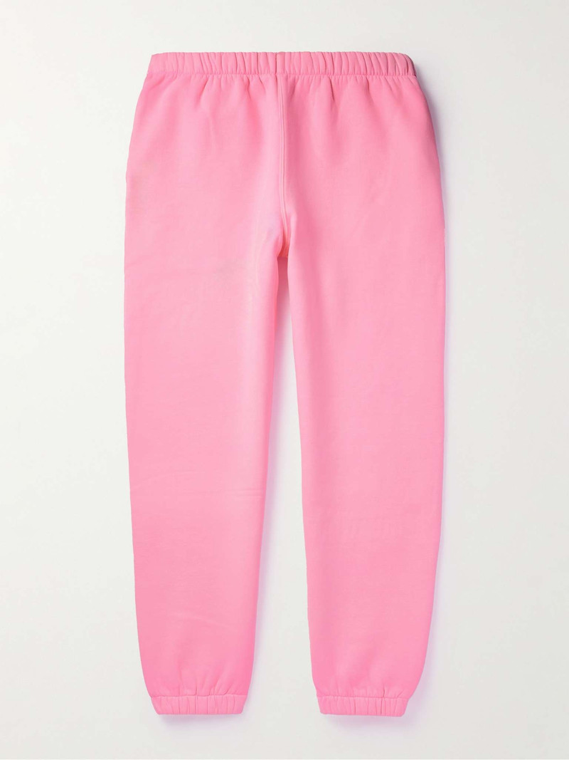 Tapered Cotton-Blend Jersey Sweatpants 1