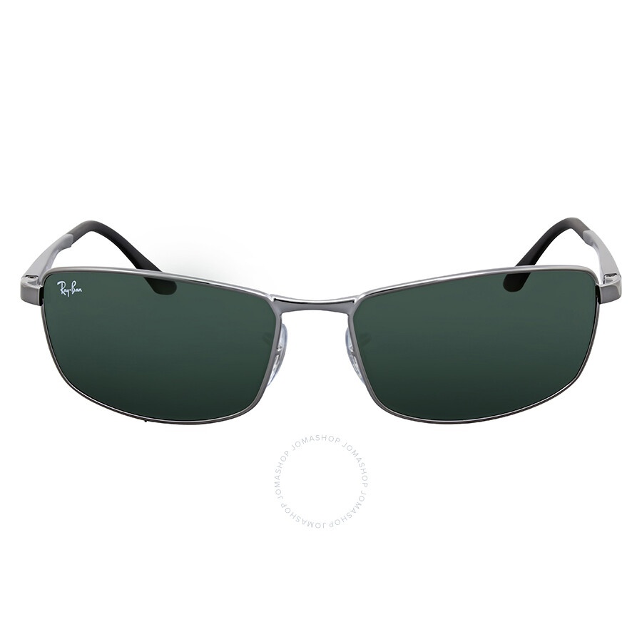 Ray Ban Green Classic G-15 Rectangular Men's Sunglasses RB3498 004/71 61 - 1