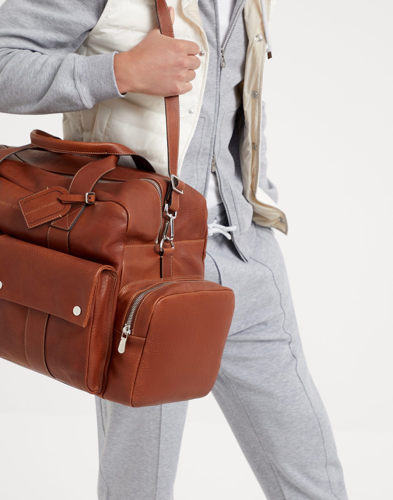 Grained calfskin leisure bag - 4