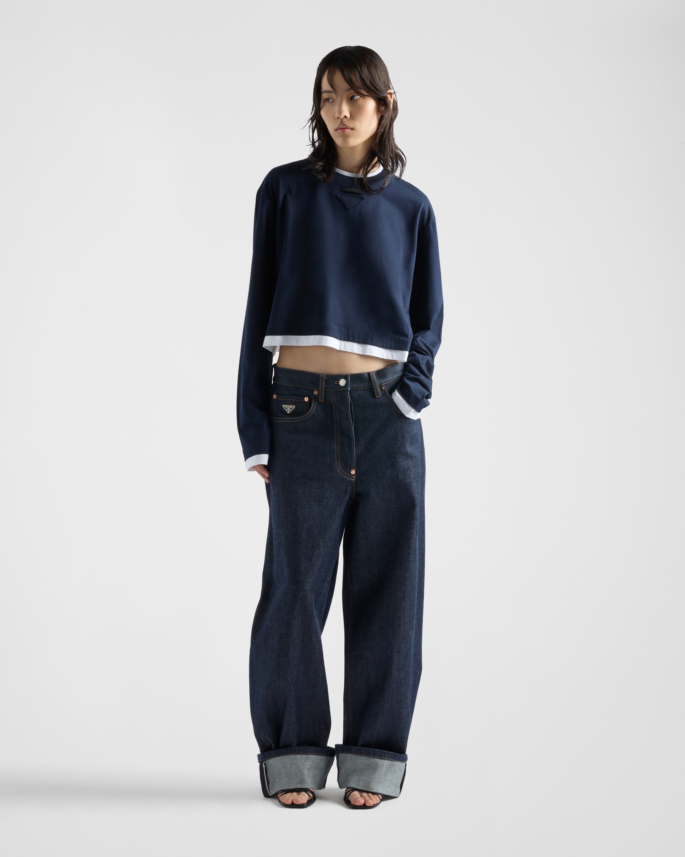 Long-sleeved jersey T-shirt - 2