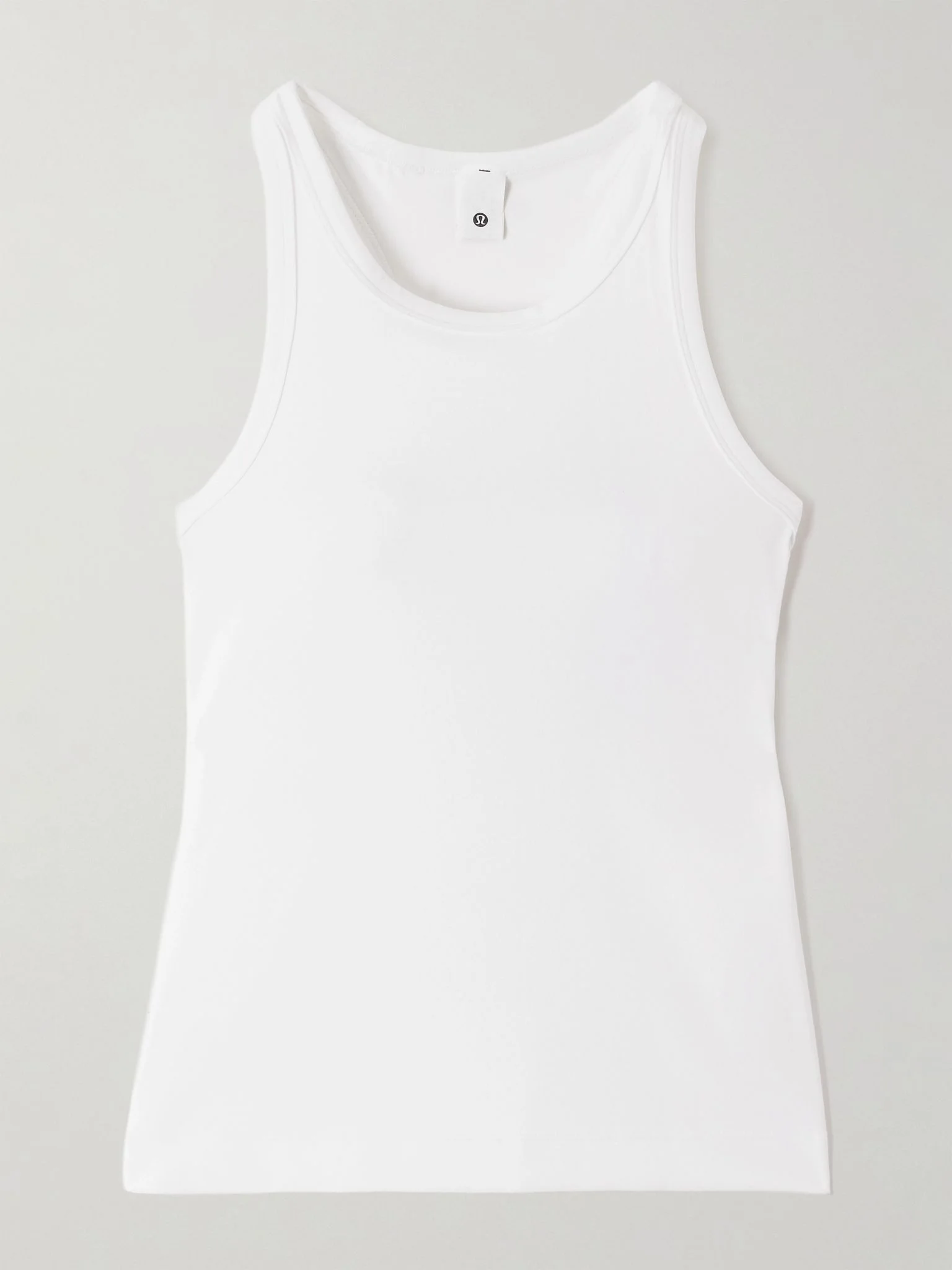 Align™ Waist-Length Racerback Nulu™ tank White - 1