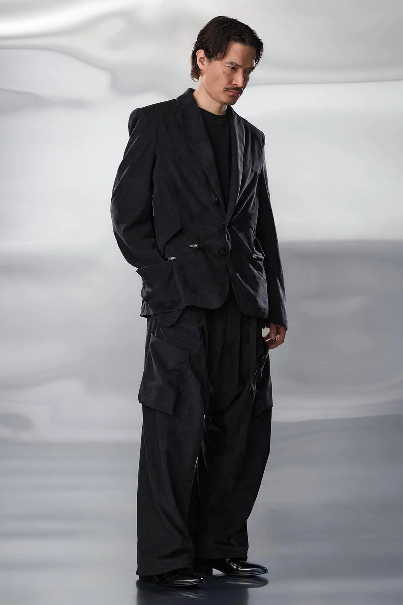 J130-TO Scrim Laced Ultra-Microfiber Blazer 14