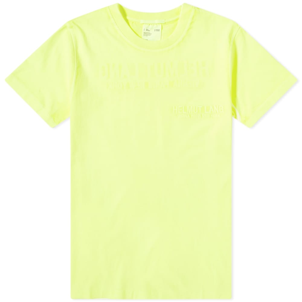 Helmut Lang Neon Logo Tee - 1