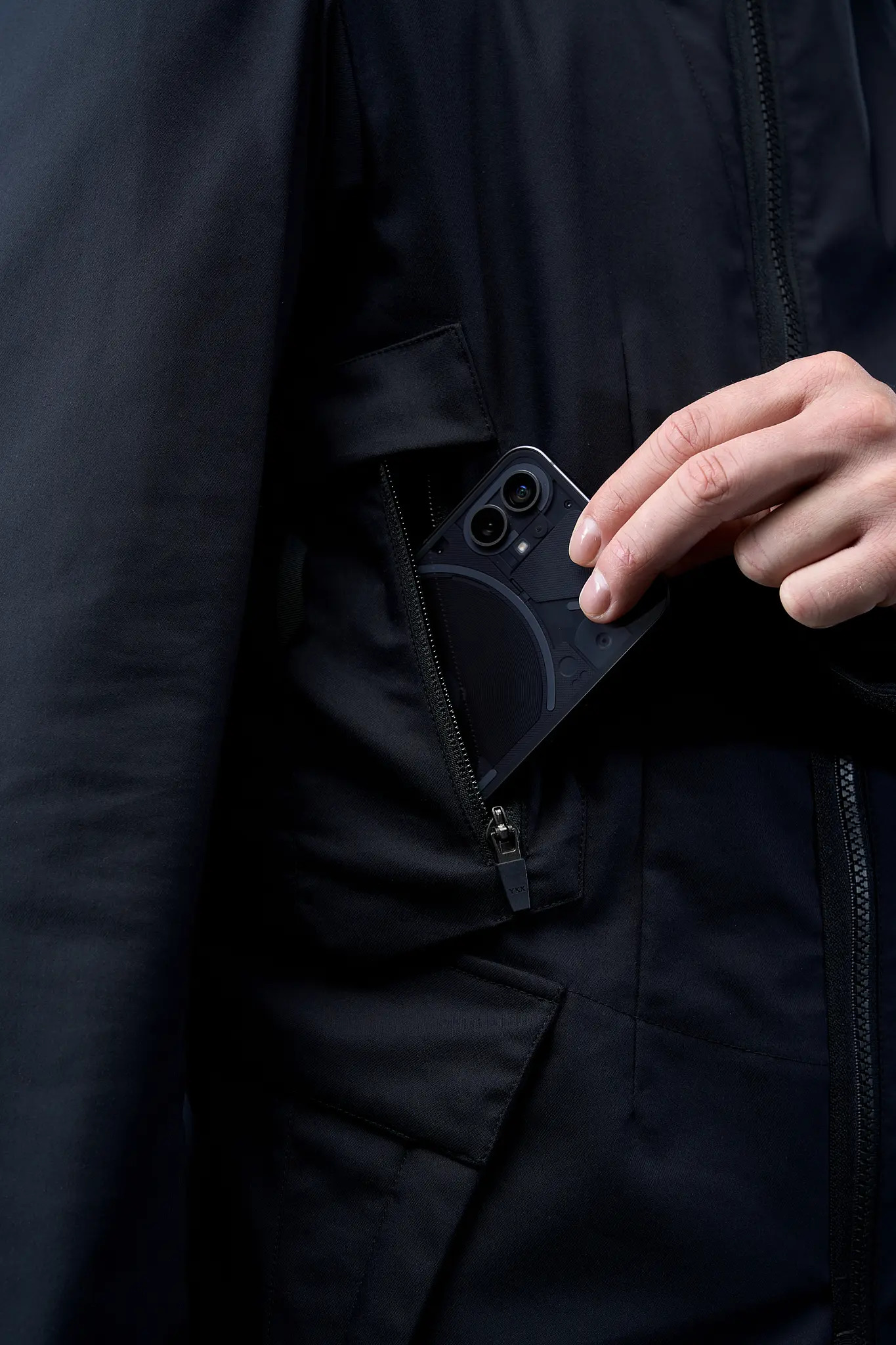 J29-CH Micro Twill Blazer Black - 24