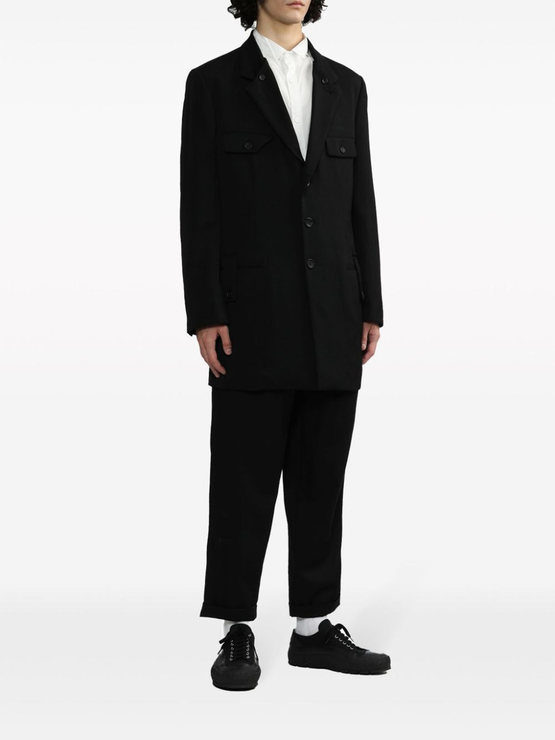 Yohji Yamamoto wool single-breasted blazer outlook