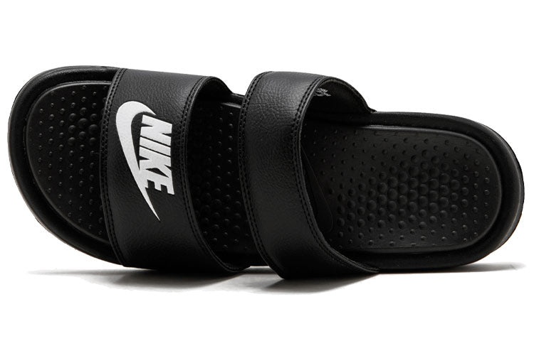 (WMNS) Nike Benassi Duo Ultra Slide 'Black' 819717-010 - 6