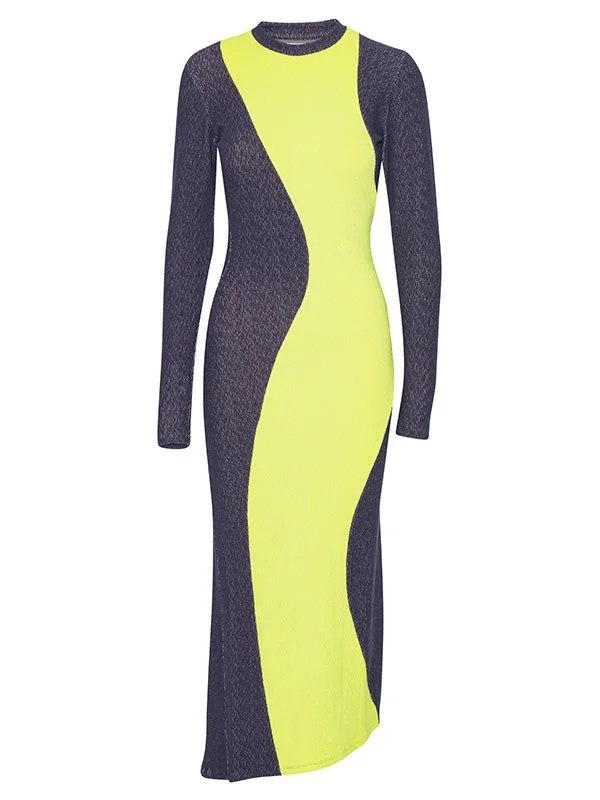 VERTIGO DRESS - JERSEY BICOLOR - 1