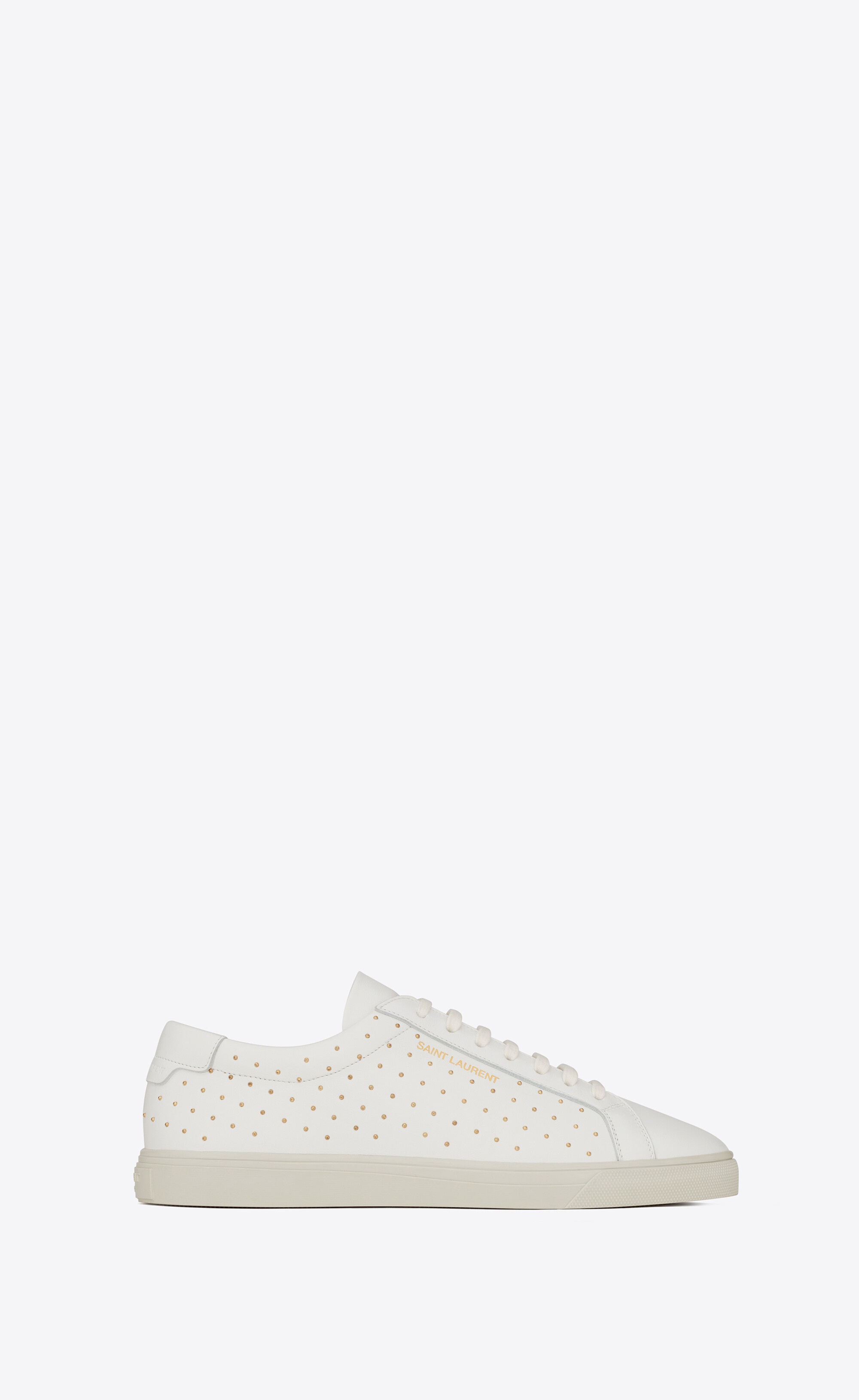 andy sneakers in leather with studs - 1
