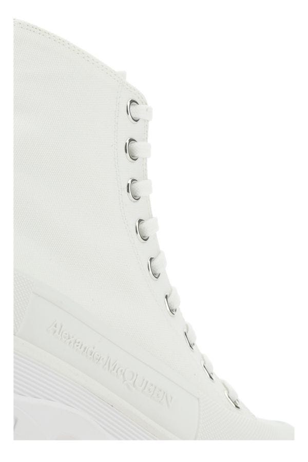 Ivory canvas Tread Slick sneakers - 4