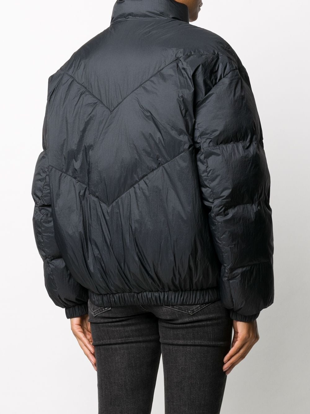 zip-up puffer jacket - 4