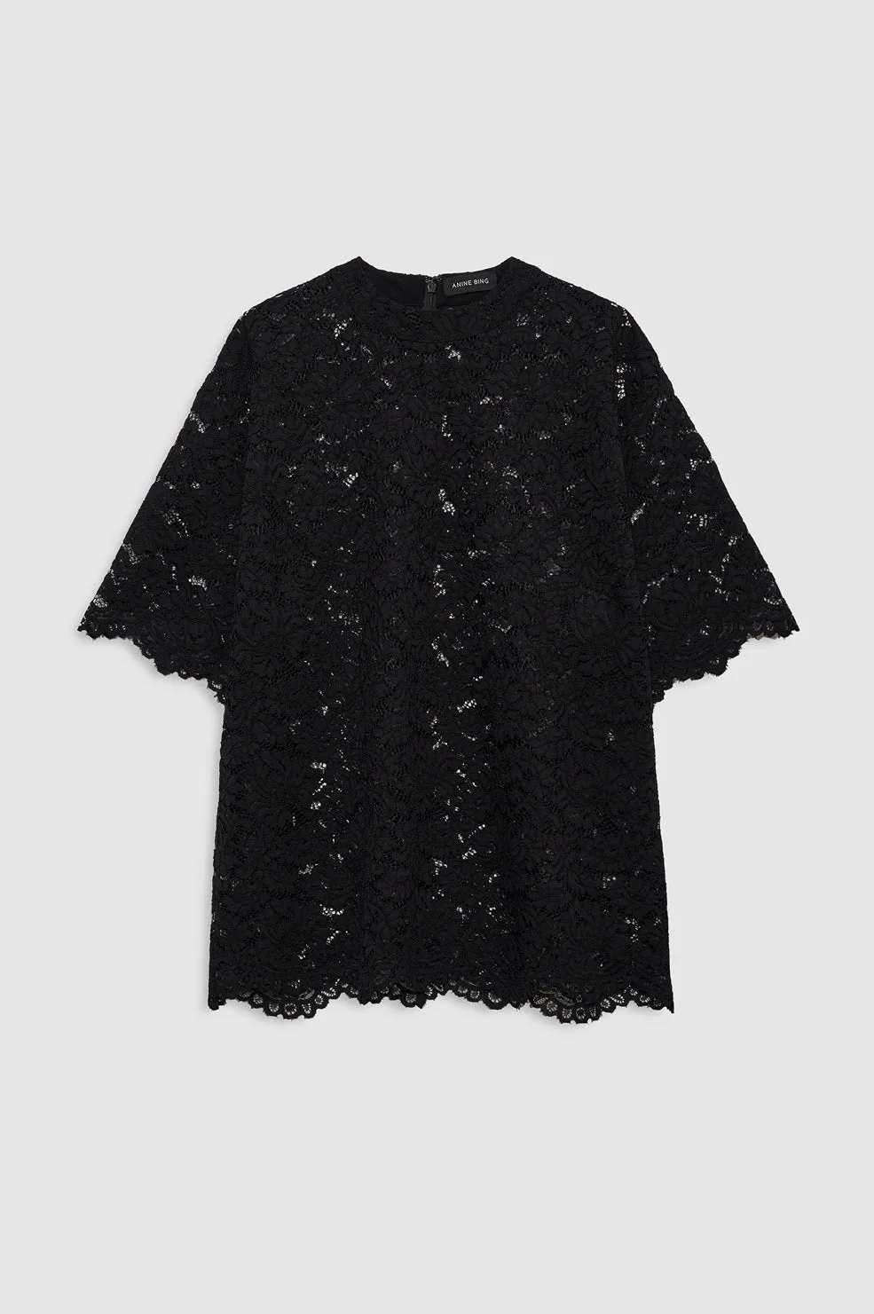 Zeina Top - Black Lace - 1