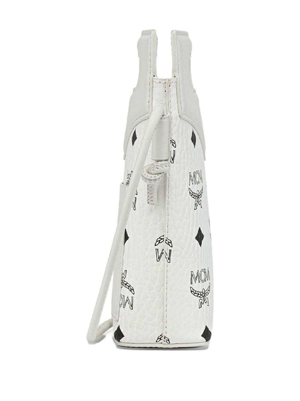 Diamond Visetos leather cross body bag - 4