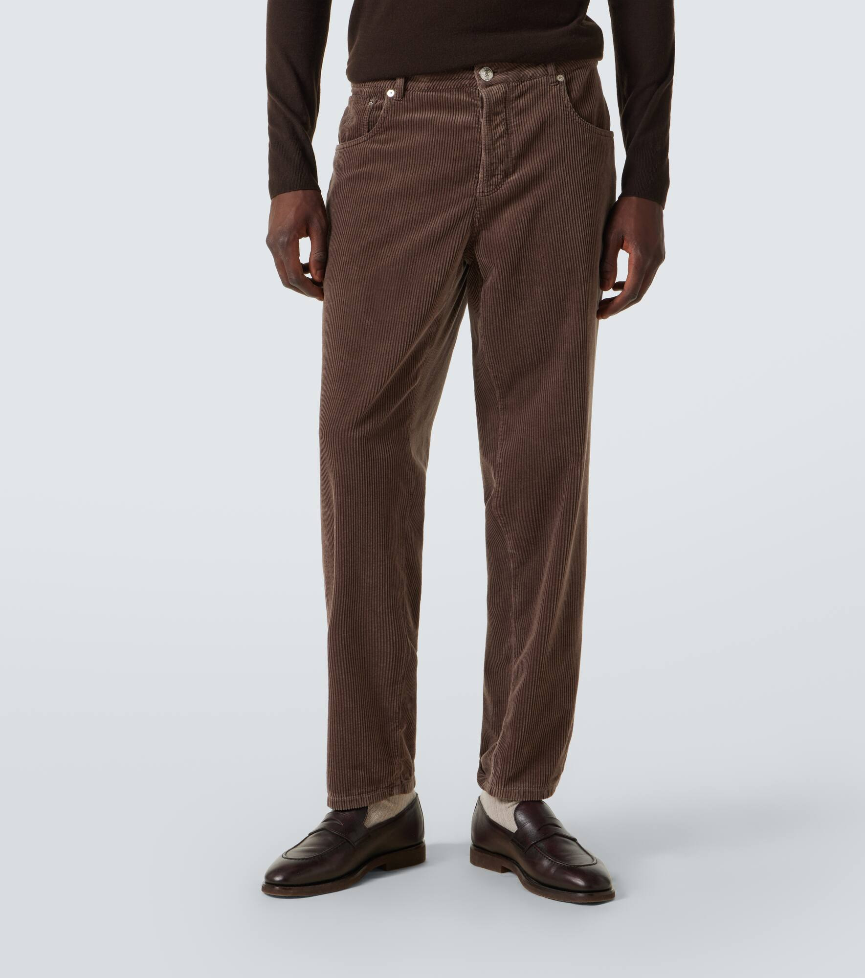 Corduroy slim pants - 3
