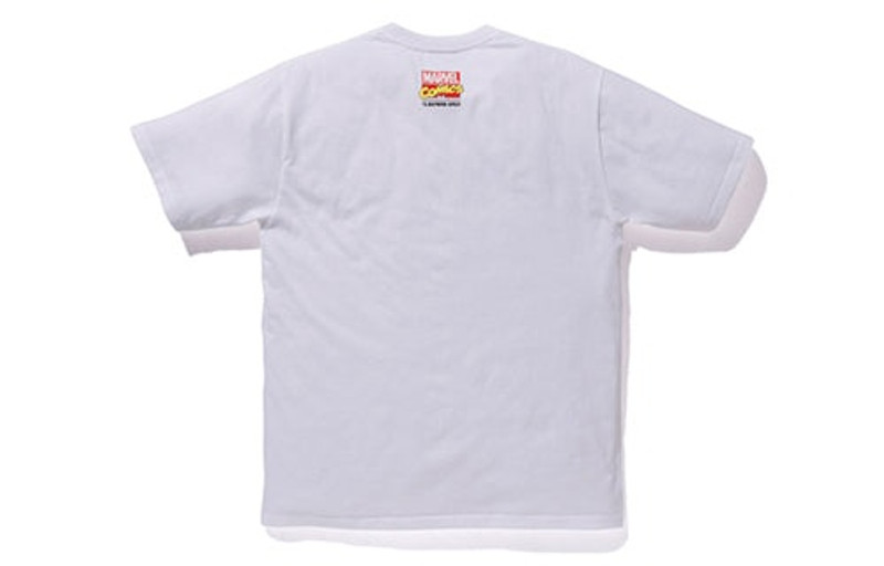 A BATHING APE® A Bathing Ape x Marvel Crossover Printing Short Sleeve Tee 'White Thor' 1F23110923 outlook