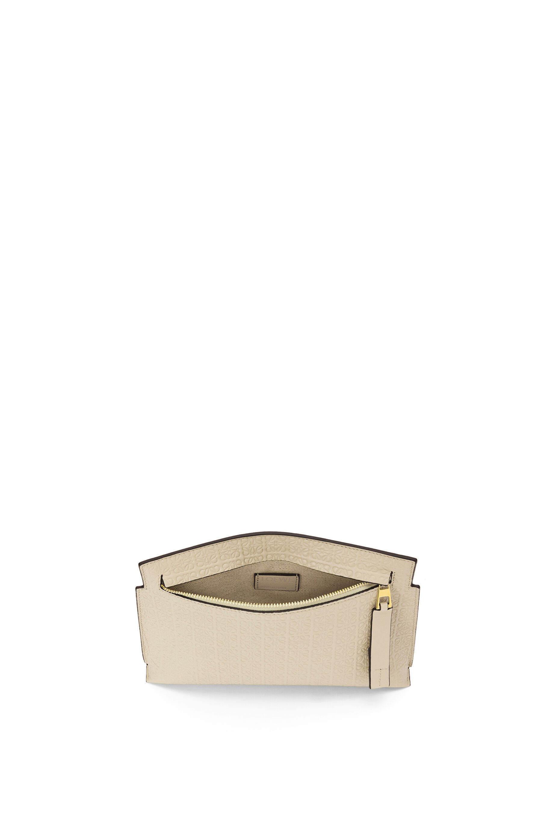 Mini Repeat T Pouch in embossed silk calfskin - 3