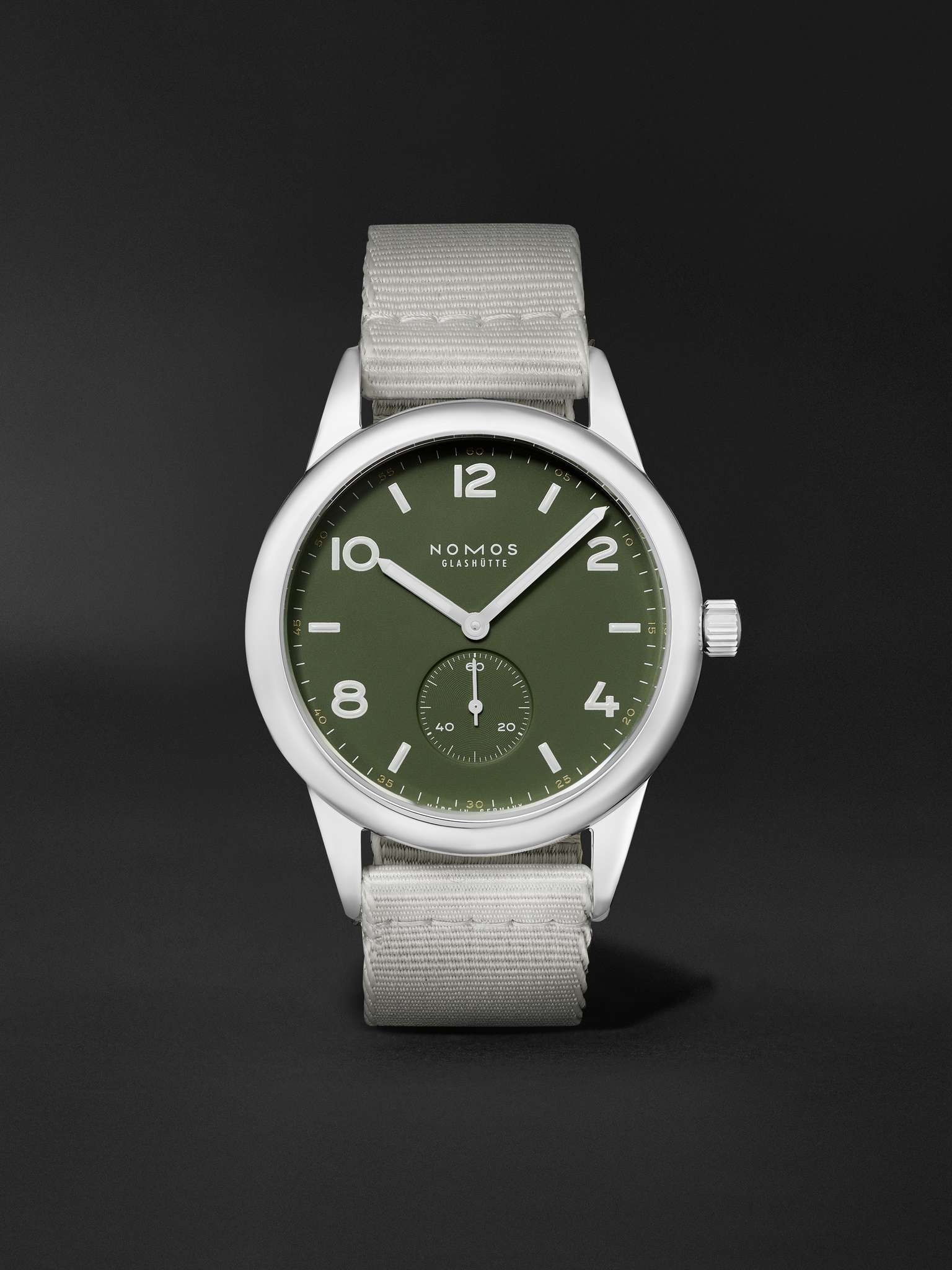 Club Limited Edition Automatic 40mm Stainless Steel and Webbing Watch, Ref. No. 753.S3 - 1