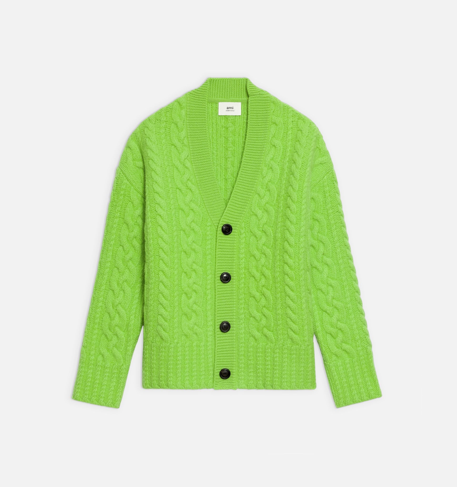 Cable Knitted Cardigan - 3