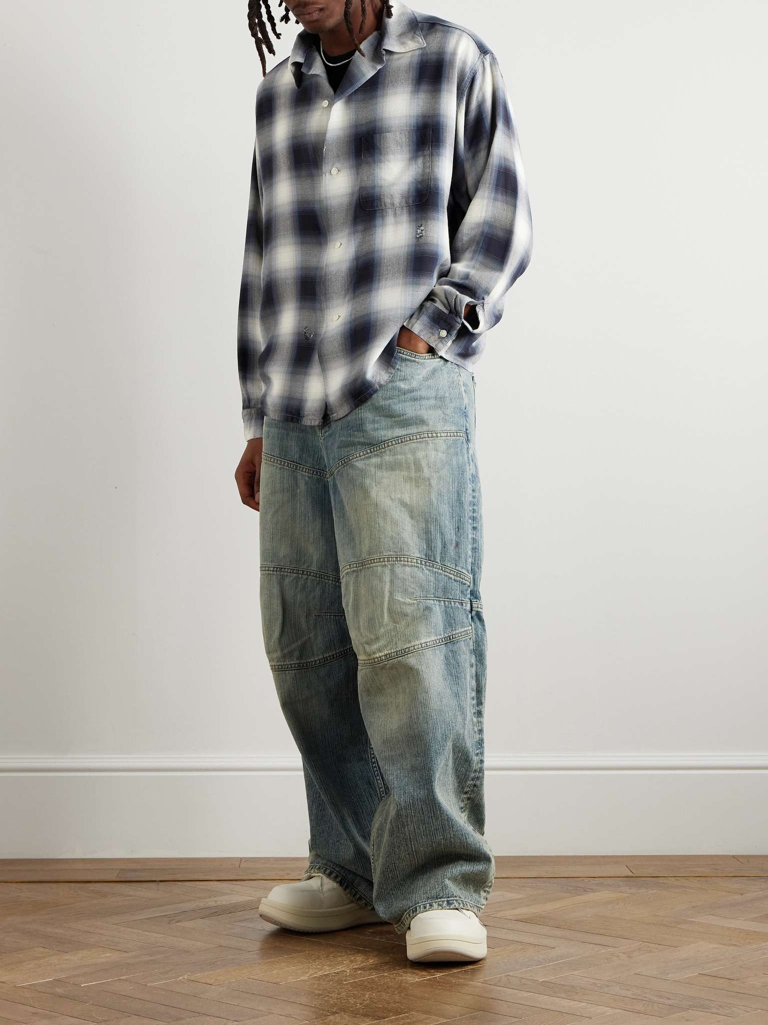 + Lastman Checked Woven Shirt - 2