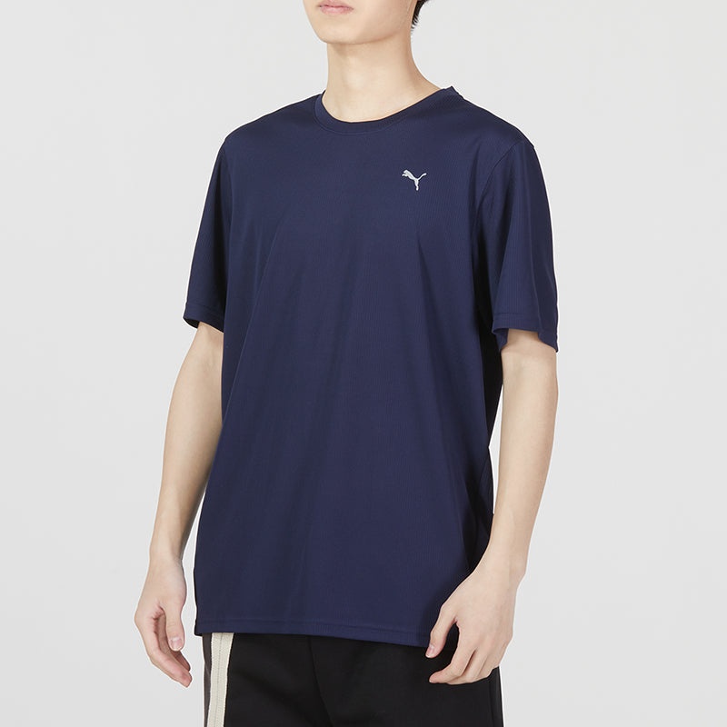 PUMA Training Logo T-Shirt 'Navy' 520759-06 - 5