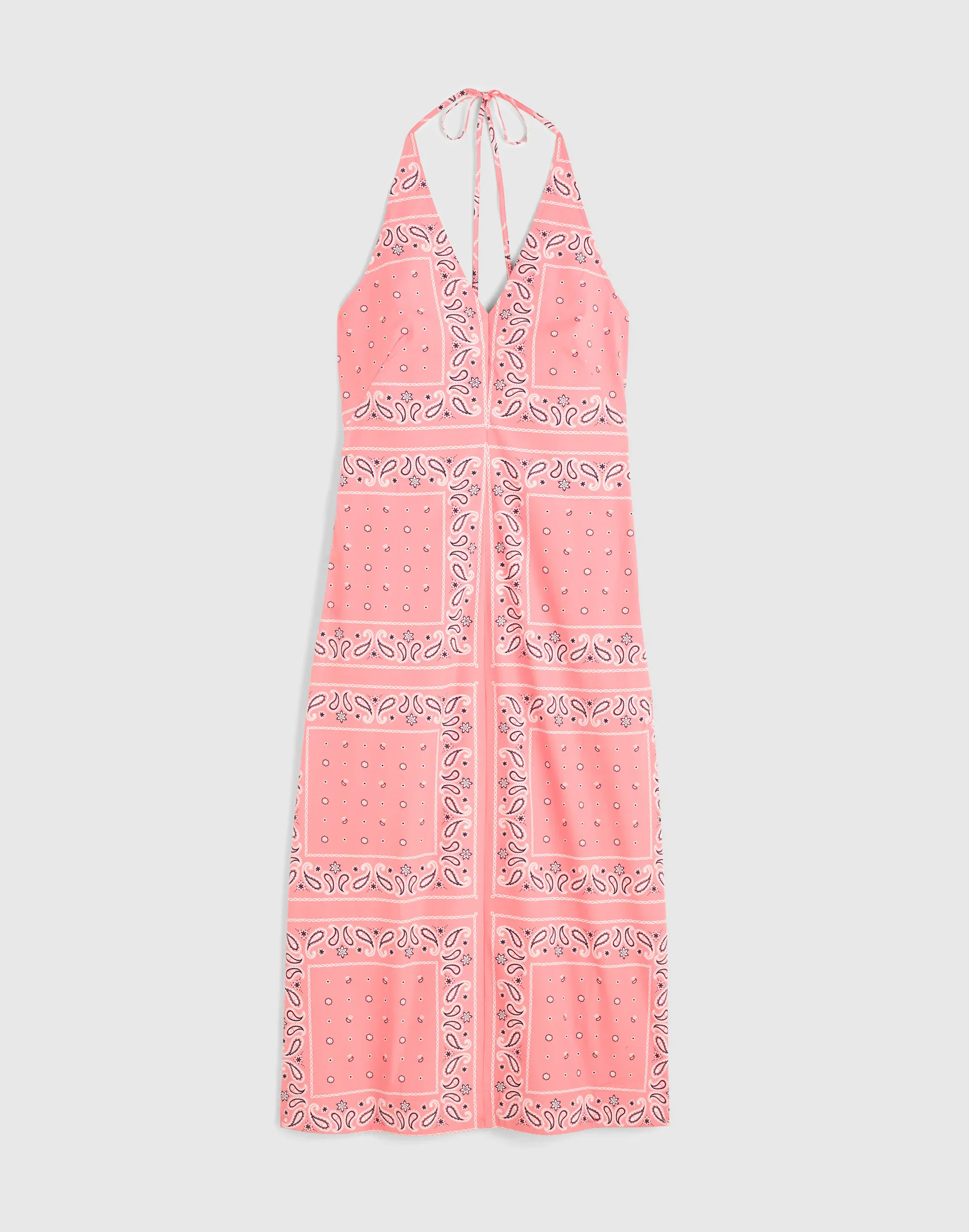 Madewell x Shopbop Smocked Halter Midi Dress - 1