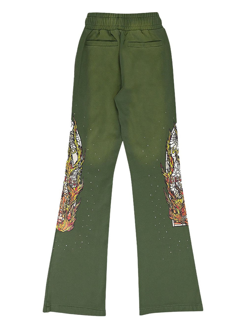 WHO DECIDES WAR drawstring track pants outlook