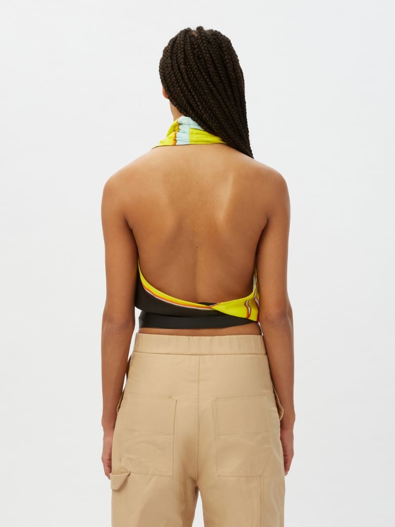 PRINTED BELTED TOP - 5