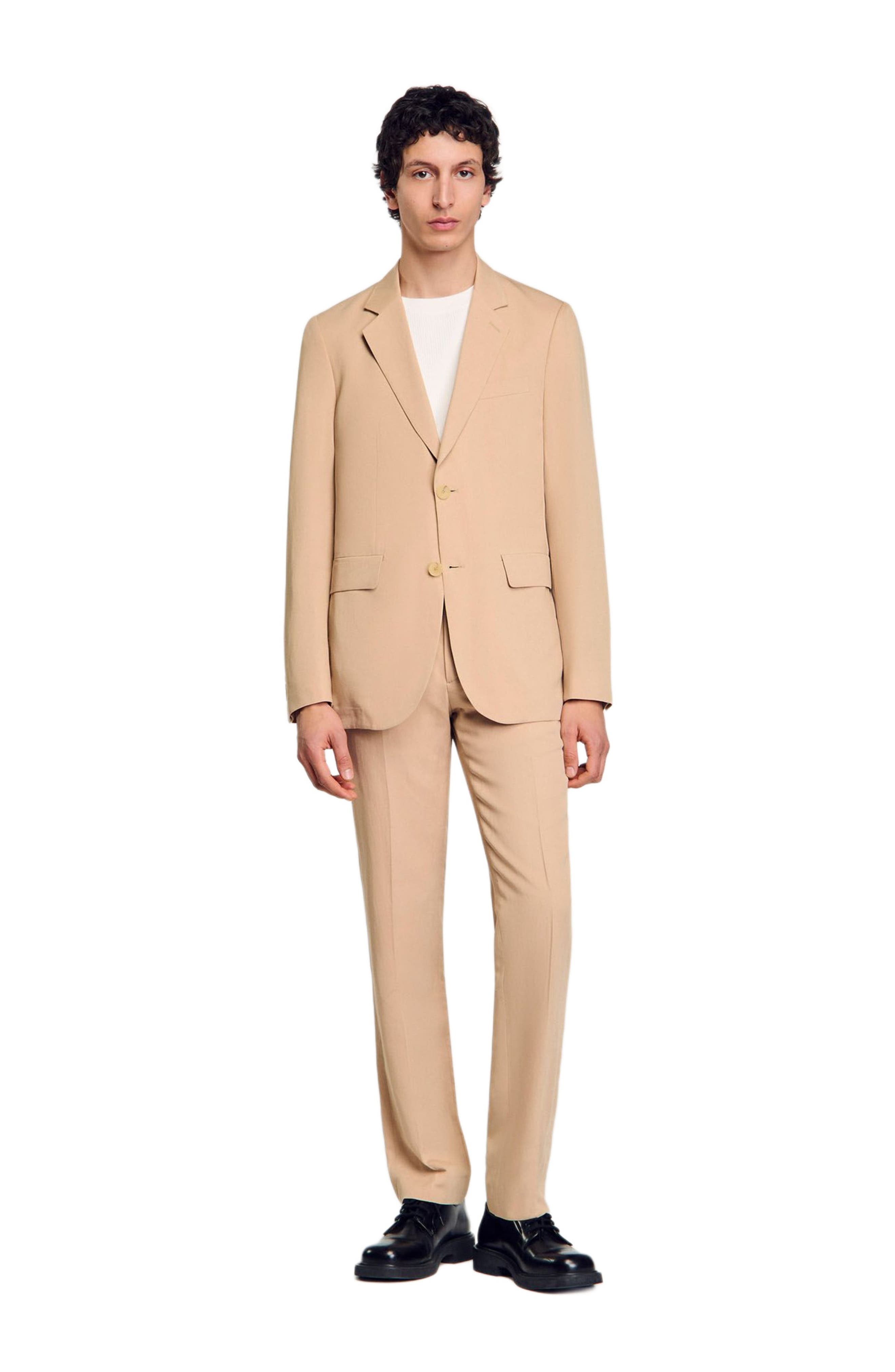 SANDRO Suit jacket in Nut at Nordstrom - 1