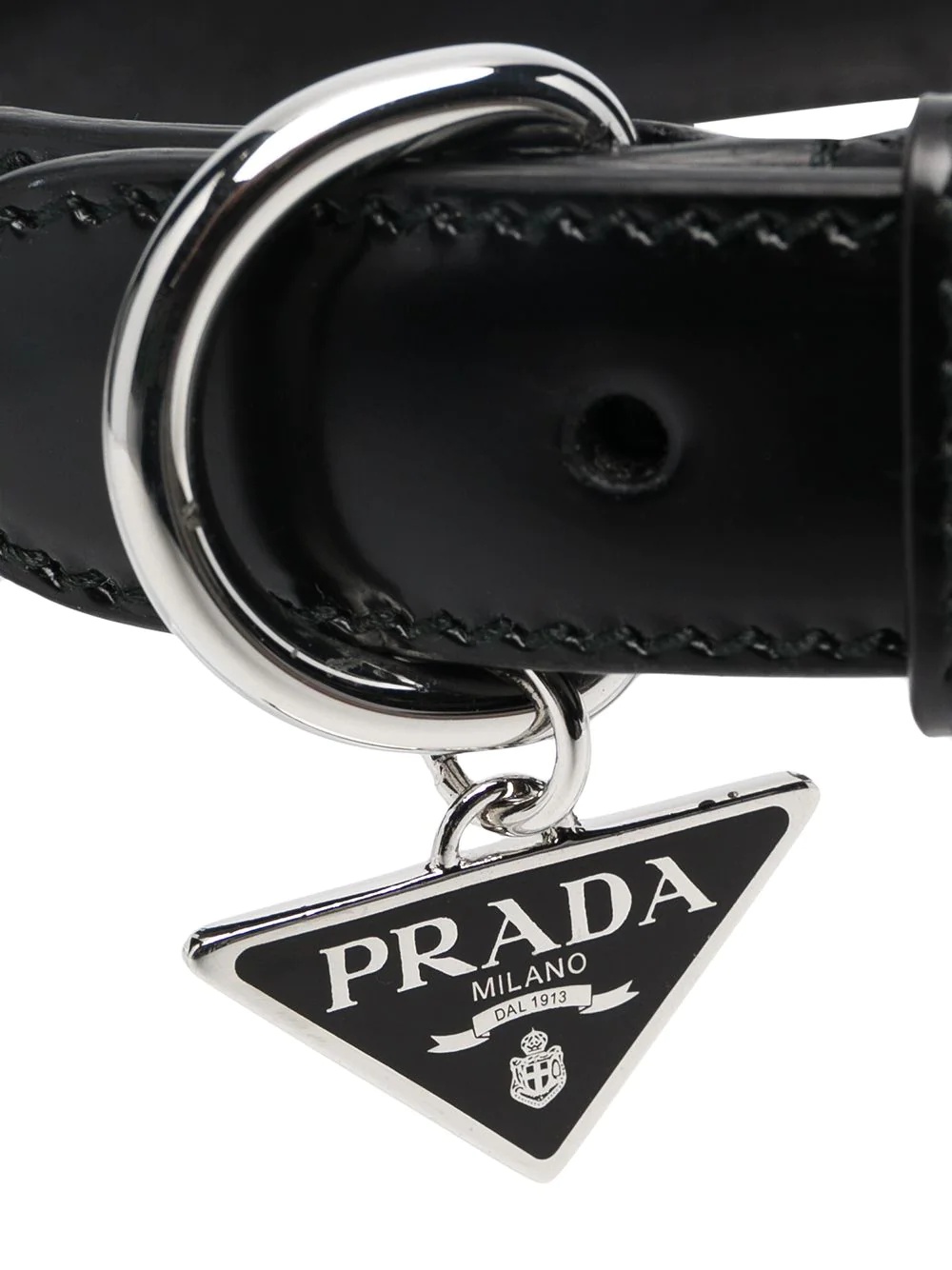 brushed leather pet collar - 3