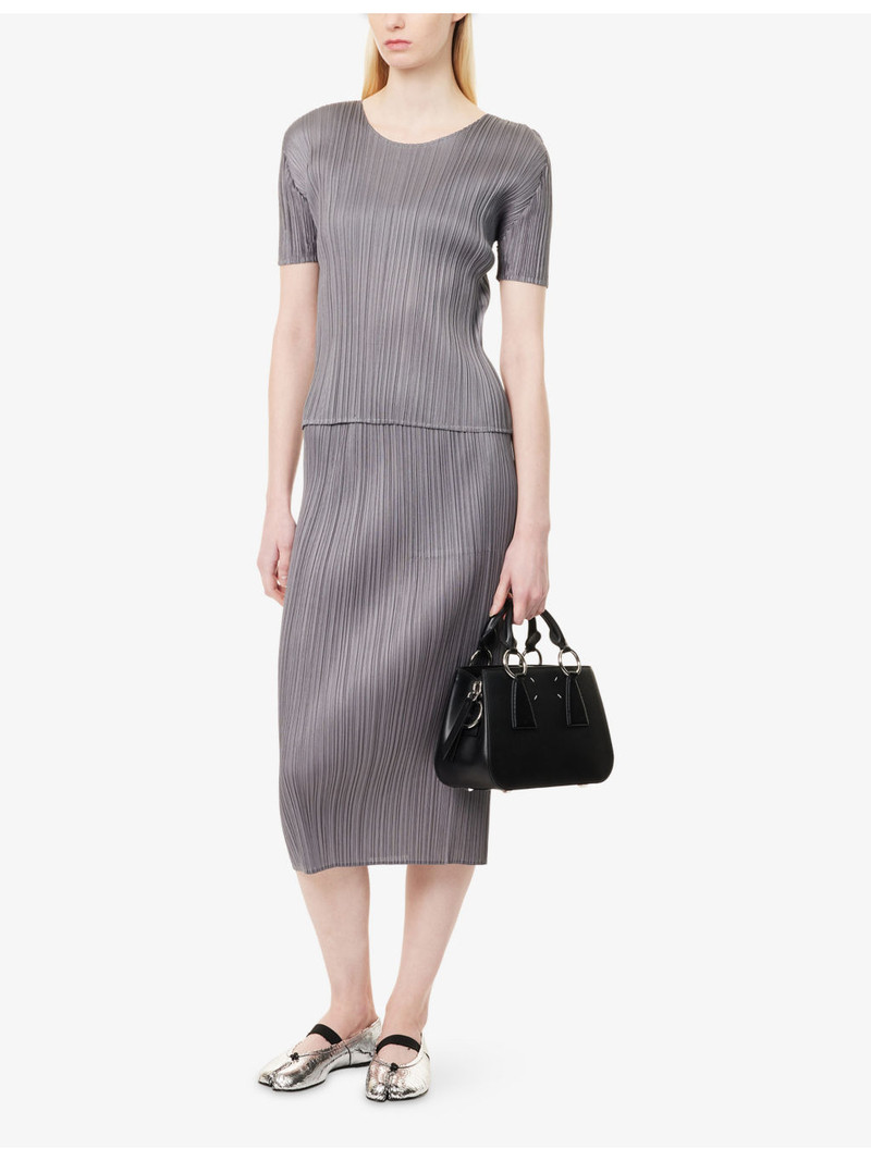 Pleats Please Issey Miyake Basics Knitted Midi Skirt outlook